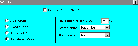 Statistical Winds Example.